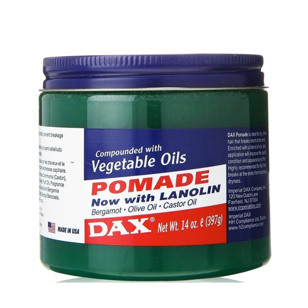 DAX Pomade (Green/Vert) – 14 oz (Value Size)