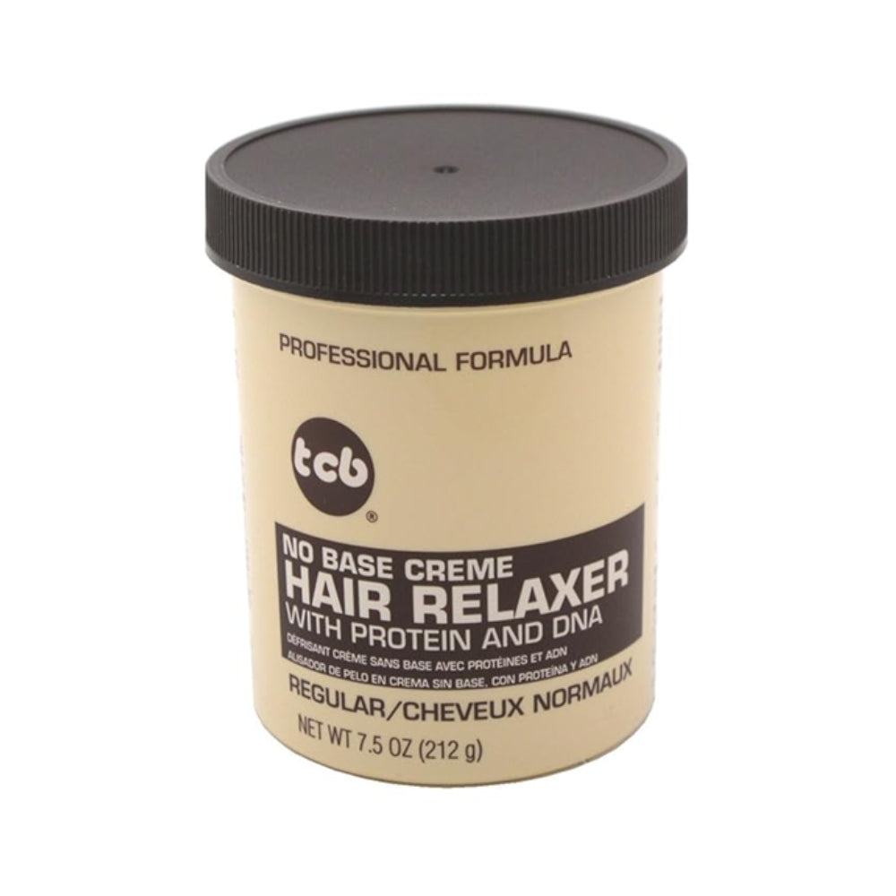 TCB No Base Crème Hair Relaxer – Regular (7.5 oz)
