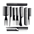 Professional 10-Piece Hair Styling Comb Set