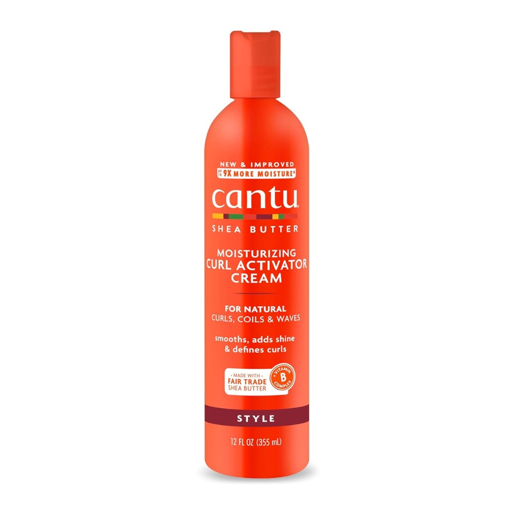 Cantu Shea Butter for Natural Hair Moisturizing Curl Activator Cream – 12oz