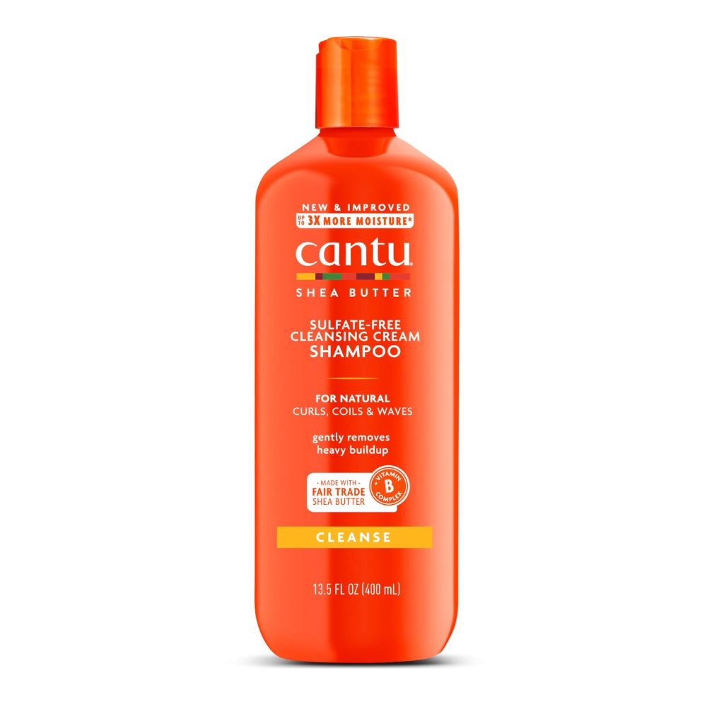 Cantu Shea Butter for Natural Hair Sulfate-Free Cleansing Cream Shampoo – 13.5oz