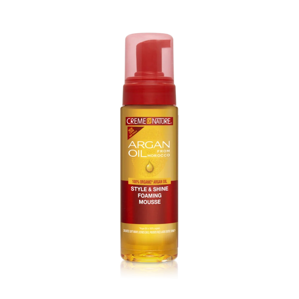 Creme of Nature with Argan Oil Style & Shine Foaming Mousse