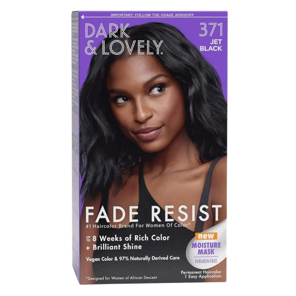 Dark and Lovely Fade Resist Rich Conditioning Color – Jet Black [371]