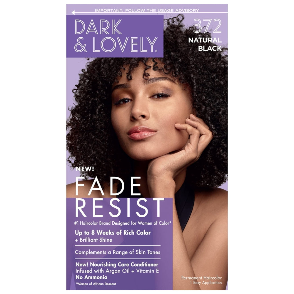 Dark and Lovely Fade Resist Rich Conditioning Color – Natural Black [372]