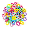 Multicolor Hair Elastics (100-Piece Value Pack) – Vibrant &amp; Versatile